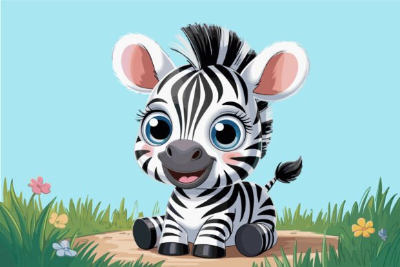 Adorable Zebra Illustration Bundle for Creative Projects