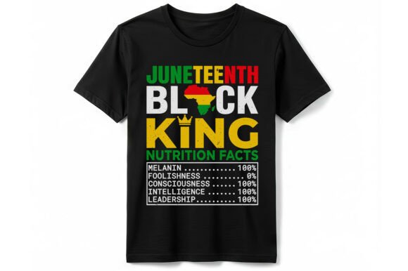 Celebrate Heritage with the Juneteenth Black King T-shirt