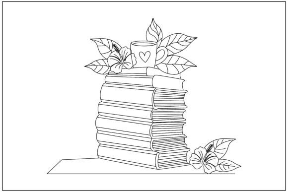 Elegant Florals for Modern Design: Floral Hardcover Books Line Art
