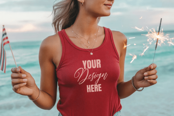 Elevate Your Brand with the Next Level 1533 Tank Top Mockup