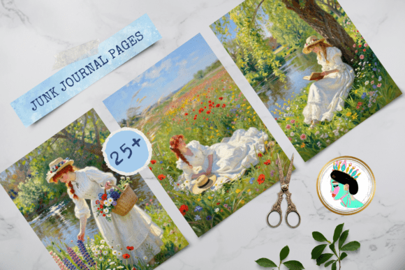 Spring Impressionist Digital Paper: A Designer's Guide to Romantic Aesthetics