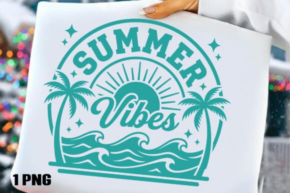 Summer Vibes T Shirt Design PNG: Instant Creative Energy