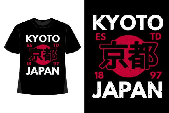 T-shirt Design of Kyoto Japan Typography: A Visual Guide