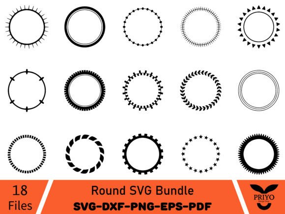 Unleash Creativity with the Round SVG Bundle