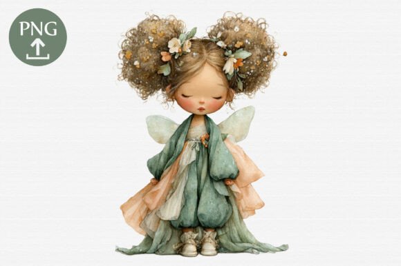 Whimsical Fairy Girls Clipart: Enchant Your Creative Projects